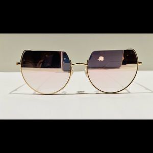 Gigi Studios(formerly Gigi Barcelona) Lauren Sunglasses in Gold with mirror lens